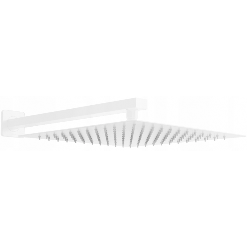 Mexen Slim 30 x 30 cm rainmaker with a shower arm, White - 79130112-20