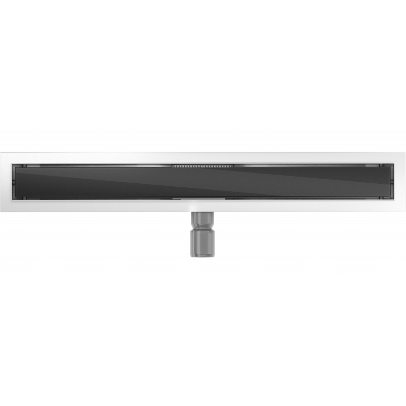 Mexen Flat MGB linear drain 50 cm, black glass - 1026050-15
