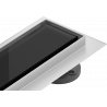 Mexen Flat MGB linear drain 90 cm, Black Glass - 1026090-15