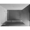 Mexen Kioto+ L Shower Panel with Walk-in Shelf 80 x 200 cm, Clear Glass, White - 800-080-123-20-09