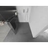 Mexen Kioto+ L Shower Wall with Walk-in Shelf 70 x 200 cm, Clear, Chrome - 800-070-123-01-09