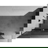 Mexen Kioto+ L Shower Wall with Walk-in Shelf 100 x 200 cm, Matte Black - 800-100-123-70-09