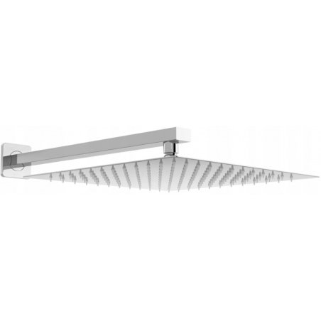 Mexen Slim 25 x 25 cm rainmaker with a shower arm, Chrome - 79125112-00
