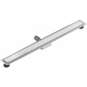 Mexen Flat MGW linear drain 90 cm, White Glass - 1027090-15