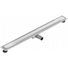 Mexen Flat MGW linear drain 100 cm, White Glass - 1027100-15
