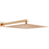 Mexen Slim shower head 25 x 25 cm with shower arm, rose gold - 79125112-60