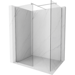Mexen Kioto Walk-in Shower Wall 80 x 70 cm, transparent, chrome - 800-080-202-01-00-070