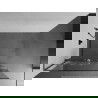 Mexen Kioto+ L Shower Wall with Walk-in Shelf 120 x 200 cm, White Pattern, Gun Metal - 800-120-123-95-85