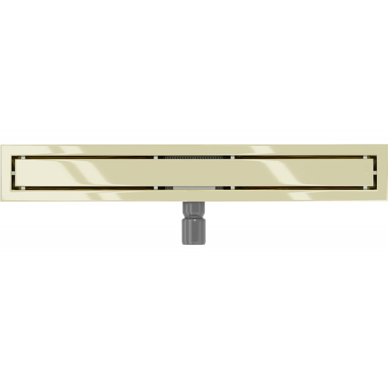 Mexen Flat M13 Linear Drain 2-in-1 50 cm, Gold - 1510050-15