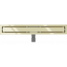 Mexen Flat M13 2in1 linear drain 50 cm, Gold - 1510050-15
