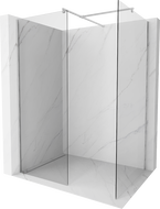 Mexen Kioto Walk-in Shower Wall 100 x 70 cm, transparent, chrome - 800-100-202-01-00-070