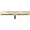 Mexen Flat M13 2in1 linear drain 70 cm, Gold - 1510070-15