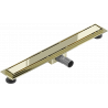 Mexen Flat M13 2in1 linear drain 70 cm, Gold - 1510070-15
