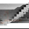Mexen Kioto+ L Walk-in Shower Wall 110 x 200 cm, White Pattern, Rose Gold - 800-110-123-60-85