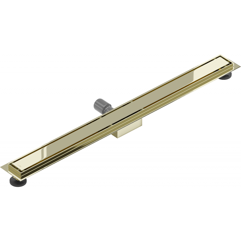Mexen Flat M13 Linear Drain 2-in-1 80 cm, Gold - 1510080-15