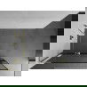 Mexen Kioto+ L Shower Wall with Walk-in Shelf 90 x 200 cm, Black Pattern, Gold - 800-090-123-50-70