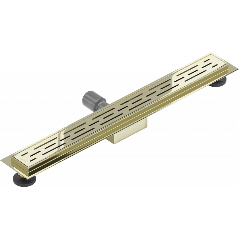 Mexen Flat M01 60 cm Linear Drain, Gold - 1520060-15