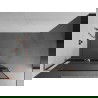 Mexen Kioto+ L Shower Wall with Walk-in Shelf 110 x 200 cm, Black Pattern, Rose Gold - 800-110-123-60-70