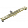 Mexen Flat M01 linear drain 70 cm, Gold - 1520070-15