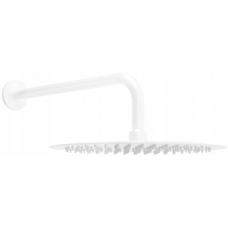 Mexen Slim 25 cm shower head with shower arm, white - 79225211-20