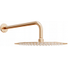 Mexen Slim 25 cm shower head with shower arm, rose gold - 79225211-60
