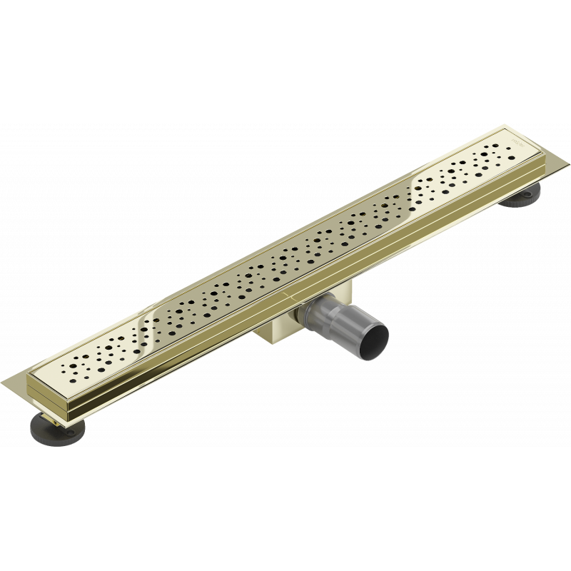 Mexen Flat M12 linear drain 60 cm, gold - 1521060-15