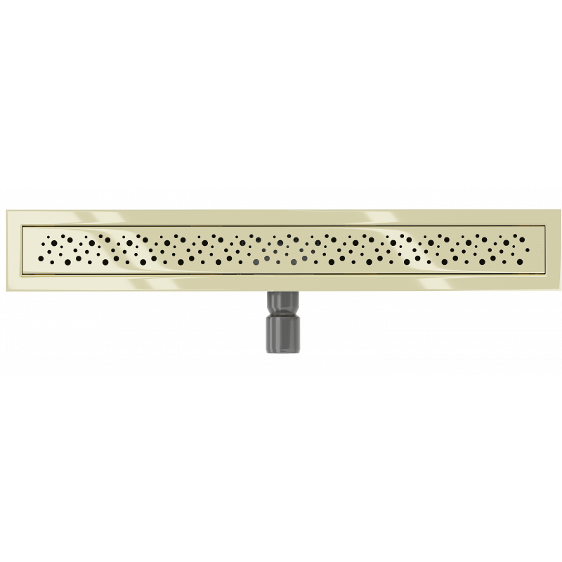 Mexen Flat M12 linear drain 60 cm, gold - 1521060-15