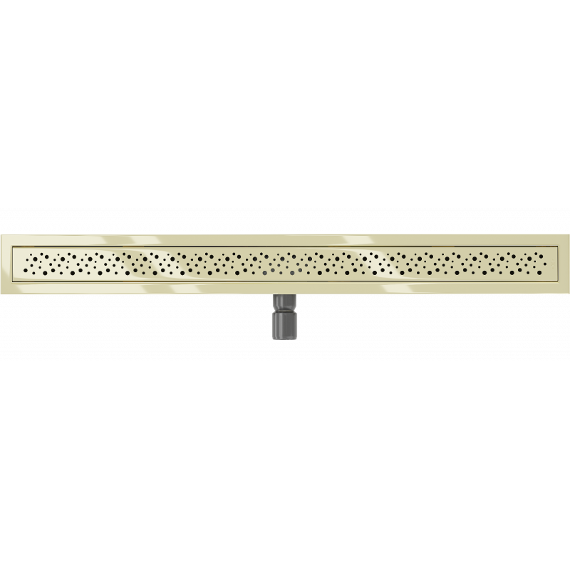 Mexen Flat M12 Linear Drain 80 cm, Gold - 1521080-15