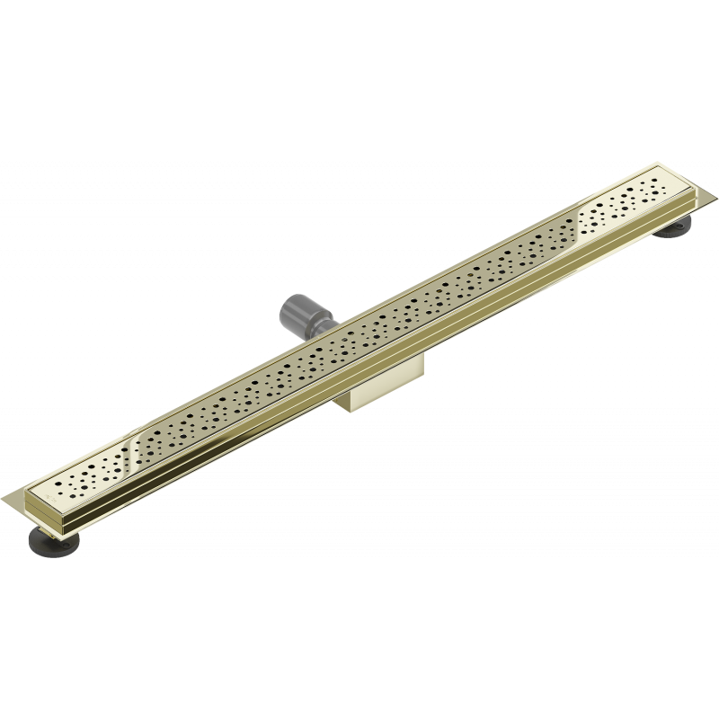 Mexen Flat M12 Linear Drain 90 cm, Gold - 1521090-15