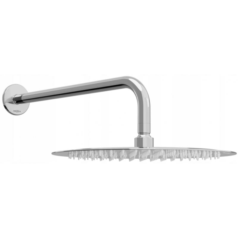 Mexen Slim 30 cm Showerhead with Shower Arm, Chrome - 79230211-00