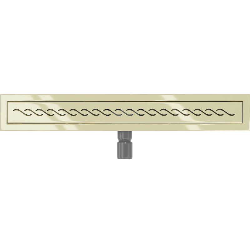 Mexen Flat M18 Linear Drain 60 cm, Gold - 1523060-15