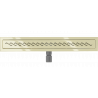 Mexen Flat M18 linear drain 60 cm, Gold - 1523060-15