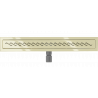 Mexen Flat M18 linear drain 70 cm, Gold - 1523070-15