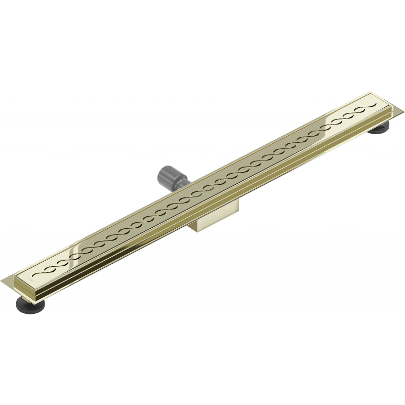 Mexen Flat M18 Linear Drain 80 cm, Gold - 1523080-15