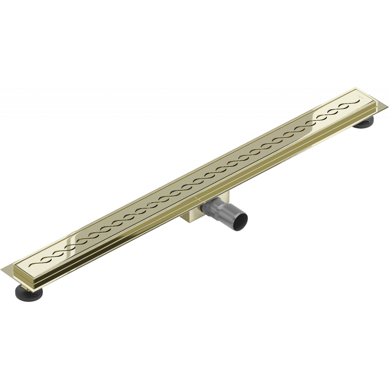 Mexen Flat M18 Linear Drain 100 cm, Gold - 1523100-15