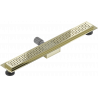Mexen Flat M08 60 cm linear drain, gold - 1525060-15