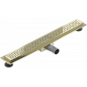Mexen Flat M08 linear drain 70 cm, Gold - 1525070-15