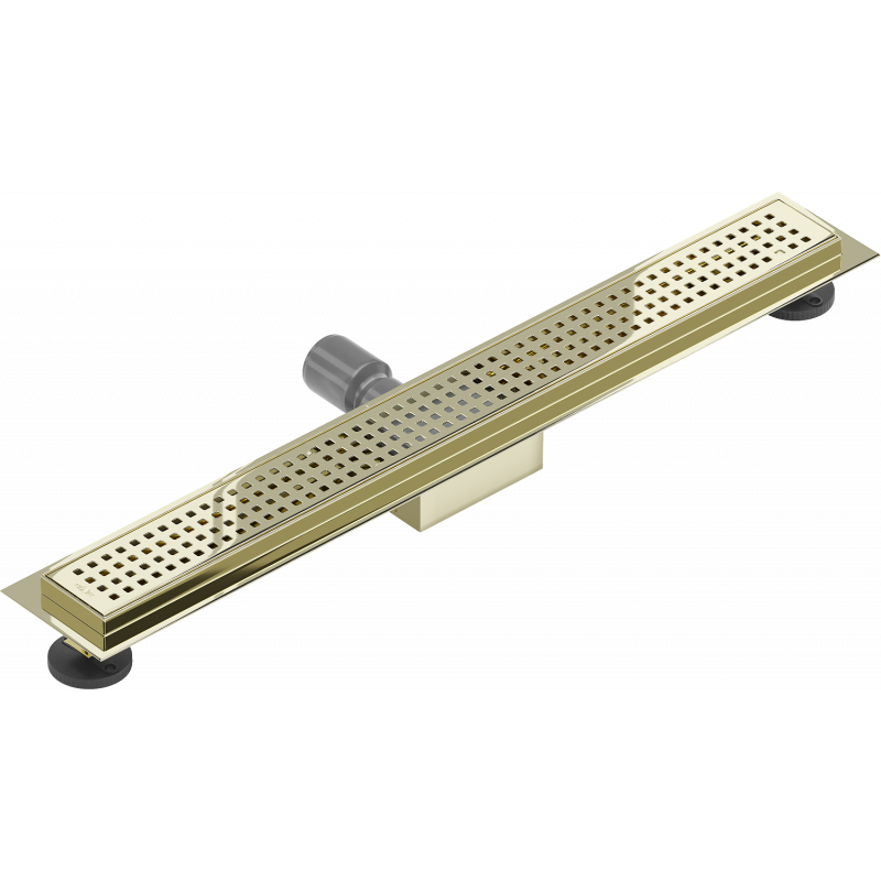 Mexen Flat M08 Linear Drain 70 cm, Gold - 1525070-15