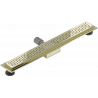 Mexen Flat M08 linear drain 70 cm, Gold - 1525070-15