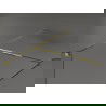 Mexen Kioto Walk-in Shower Wall 100 x 70 cm, Black Pattern, Gold - 800-100-202-50-70-070