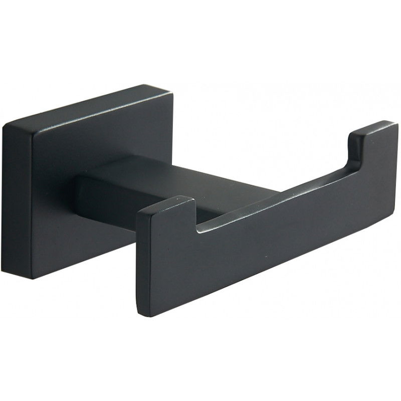 Mexen Arno double towel hook, Black - 7020735-70
