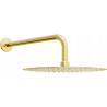 Mexen Slim 30 cm Rain Shower with Shower Arm, Gold - 79230211-50