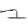 Mexen Slim 30 cm shower head with shower arm, brushed gun gray - 79230211-66