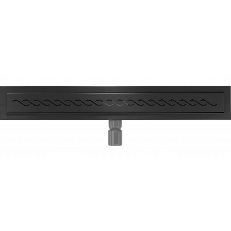 Mexen Flat M18 linear drain 60 cm, black - 1723060-15
