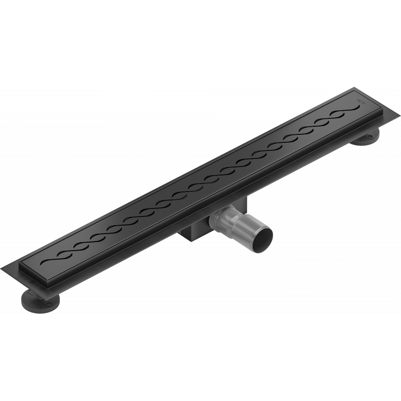 Mexen Flat M18 linear drain 60 cm, black - 1723060-15