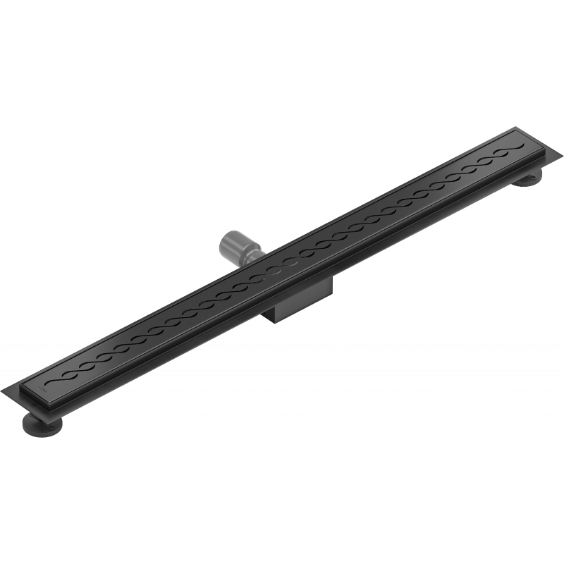 Mexen Flat M18 linear drain 100 cm, black - 1723100-15
