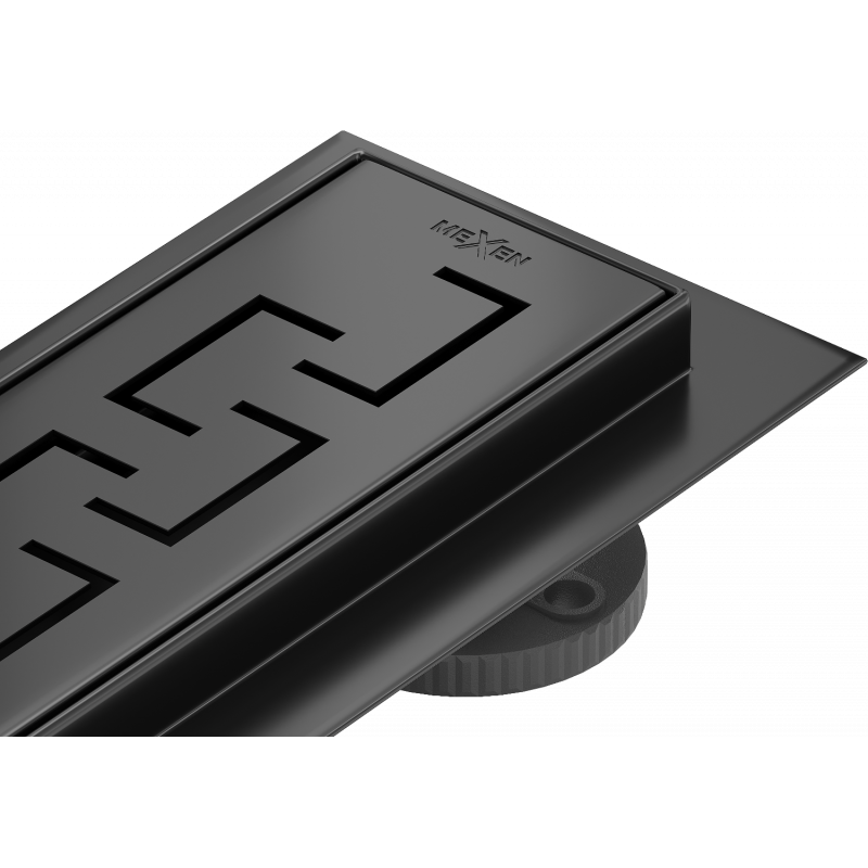 Mexen Flat M15 linear drain 100 cm, Black - 1724100-15