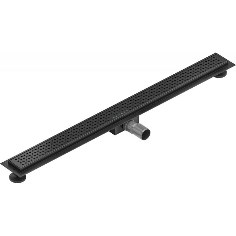 Mexen Flat M08 80 cm Linear Drain, Black - 1725080-15