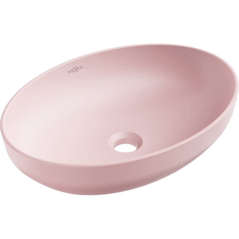 Mexen Cornelia countertop basin 50 x 37 cm, pink matte - 21885044