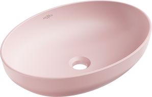 Mexen Cornelia countertop washbasin 50 x 36 cm, Pink matt - 21885044